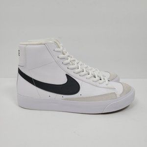 Nike Blazer Mid 77 2022 Big Kid's White Black Youth Shoes DA4086-100 US Size 6Y